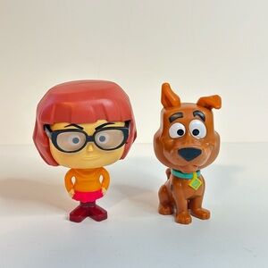 McDonalds 2021 Scooby Doo Lot of 2 Bobblehead Velma & Scooby Doo
